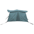 600D 3 Bow Bimini Top Canvas Cover with Detachable Side Blocks Storage Boot Gray U7447