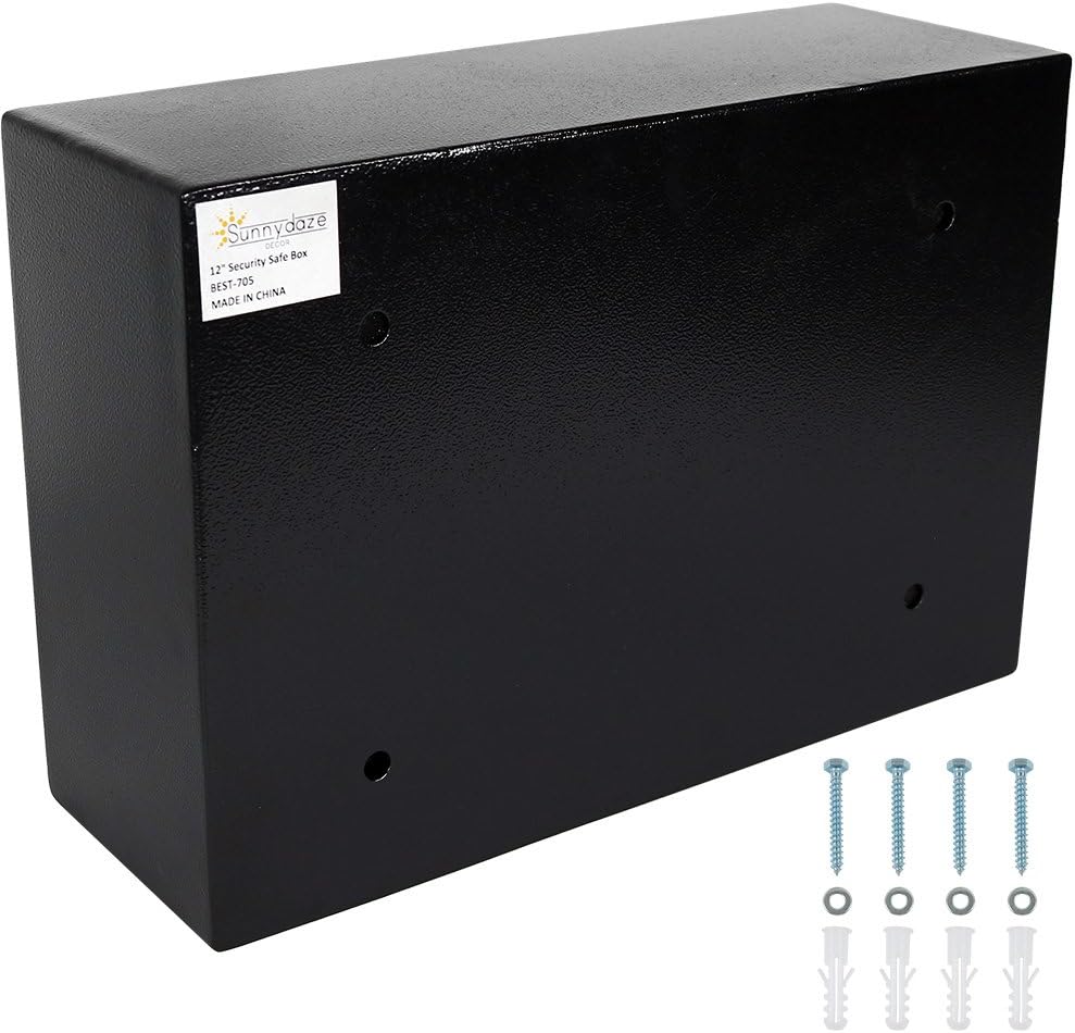 Metal Security Cabinet with Programmable Lock, 0.28 Cubic Feet, Pack of 2 R471