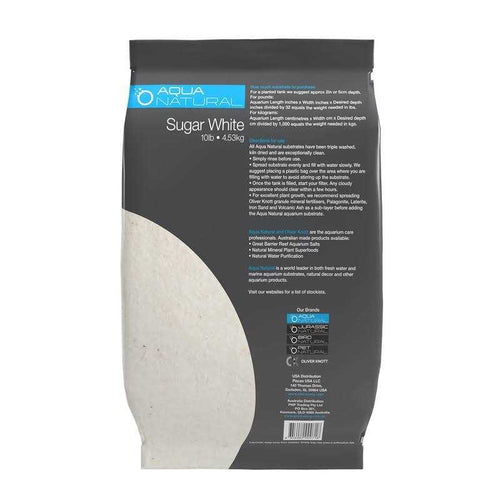 10lb White Sand Substrate for Aquariums Q159