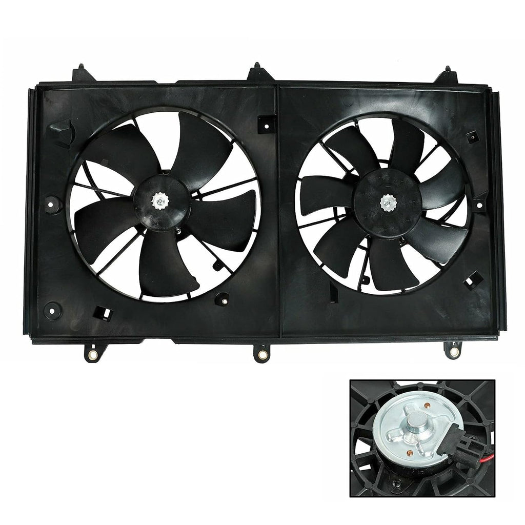 Radiator Condenser Cooling Fan Assembly Pack of 2 B254
