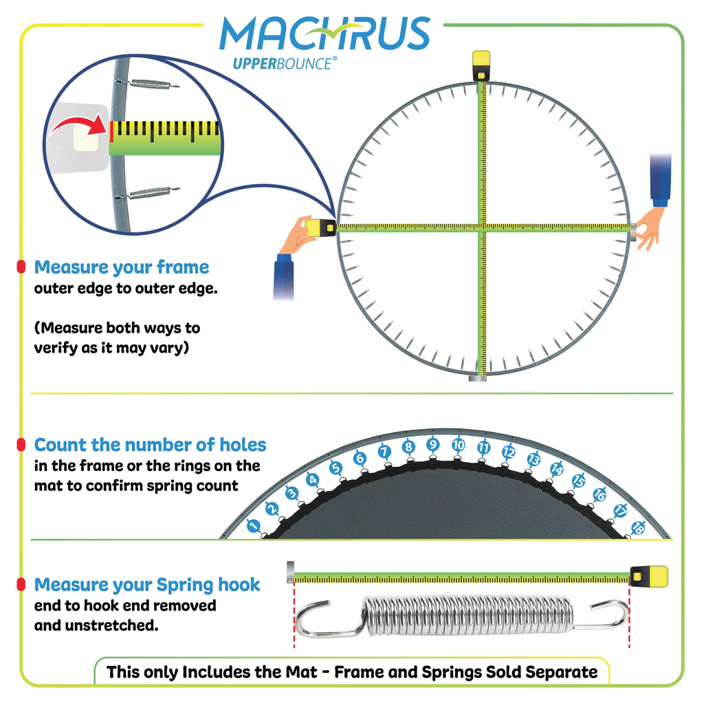 36 V-Rings Jumping Surface for 3.7' Trampoline R537781