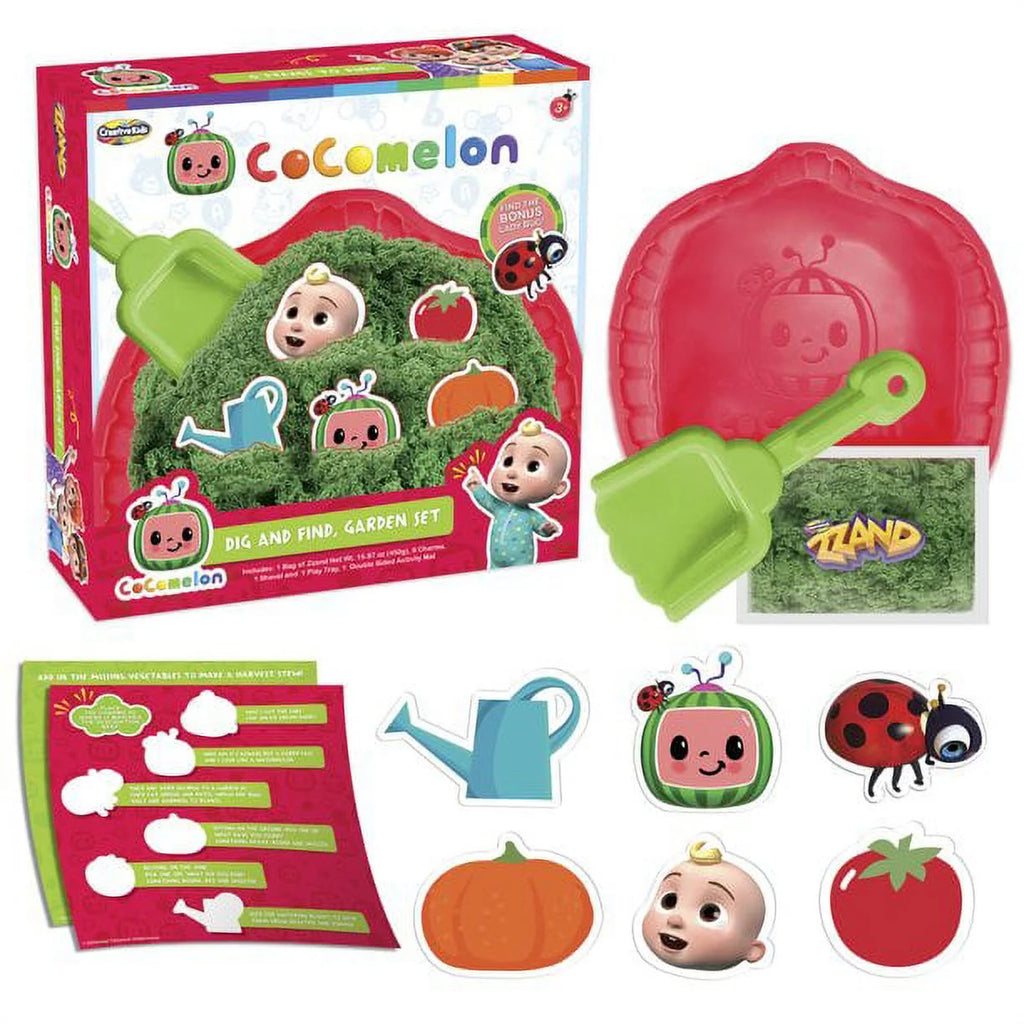 9 Piece Sand Activity Set with Reusable Tray, Shovel and Charms N870308