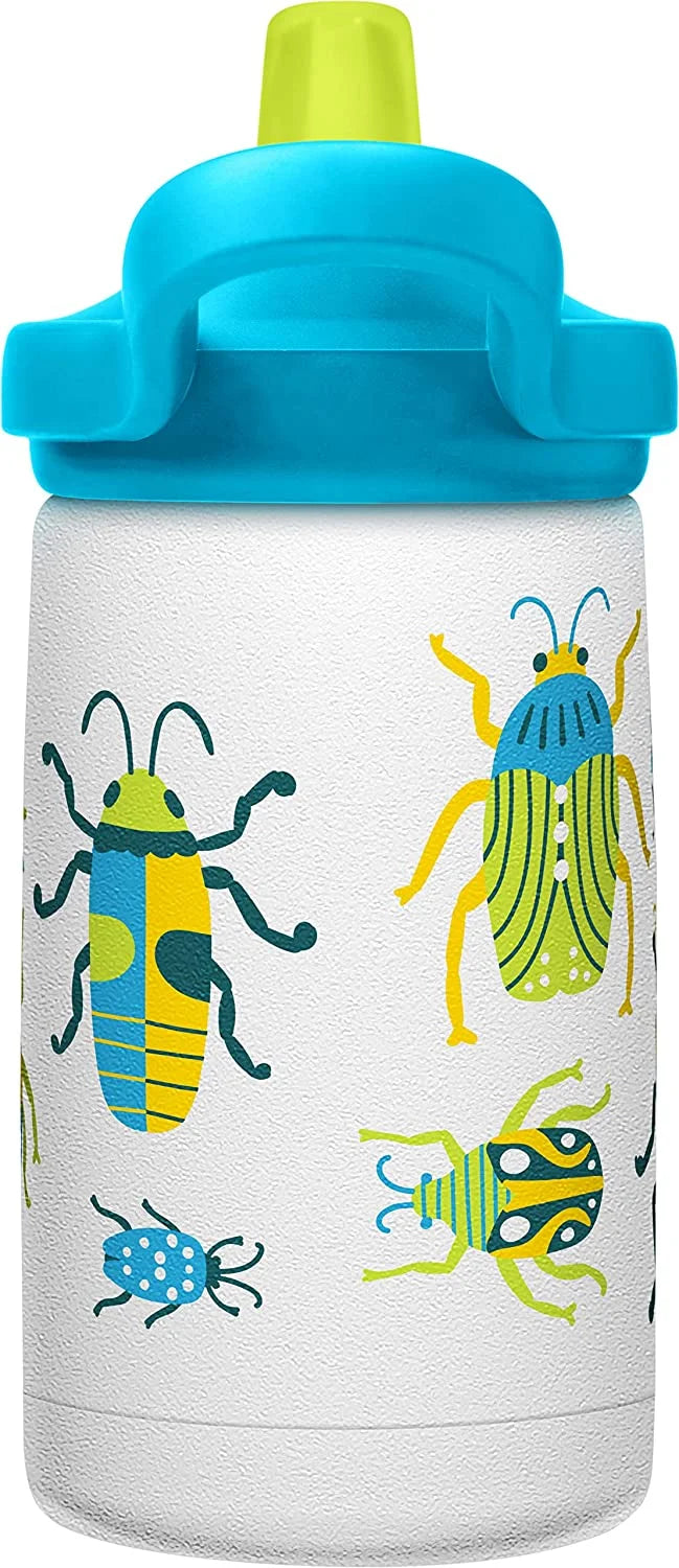 12 oz Insulated Stainless Steel Bottle with Straw Cap K4624