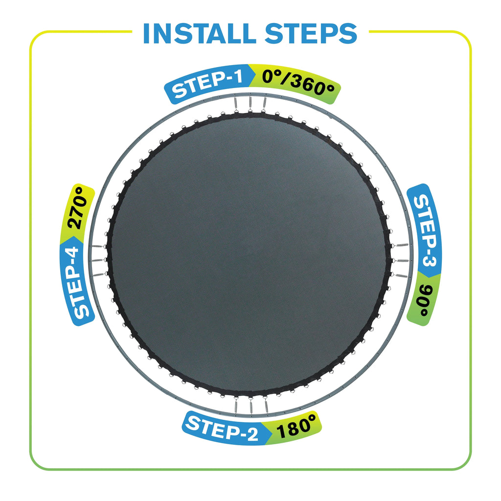 36 V-Rings Jumping Surface for 3.7' Trampoline R537781