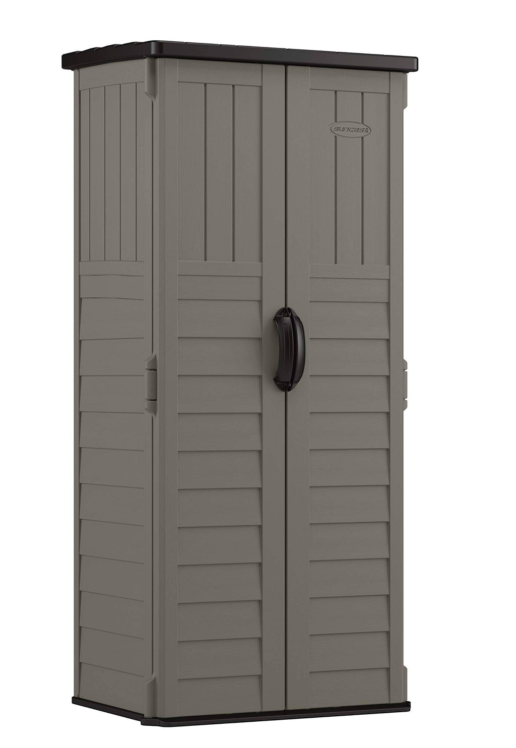 Gray Vertical Storage Shed P963021