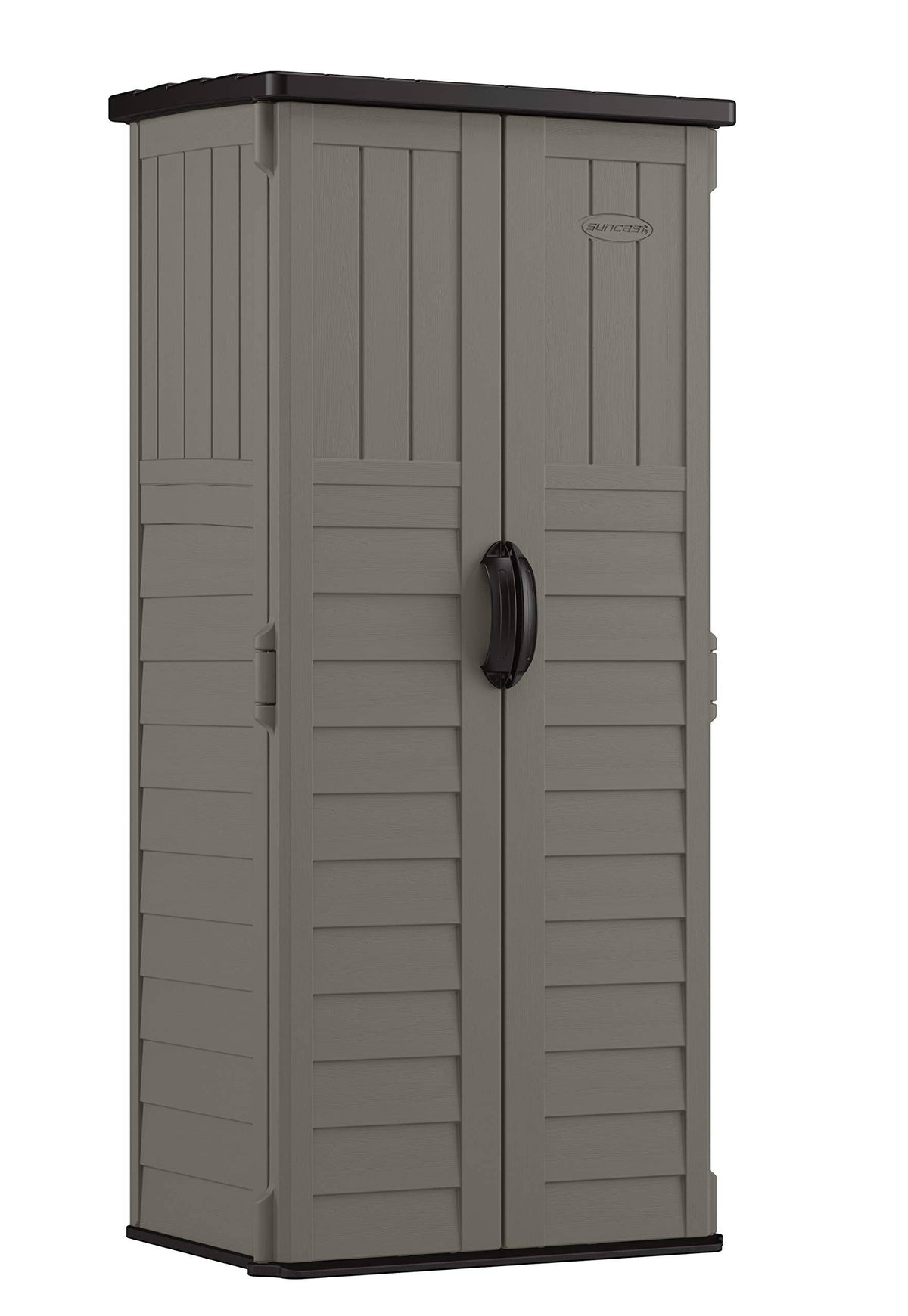Gray Vertical Storage Shed P963021