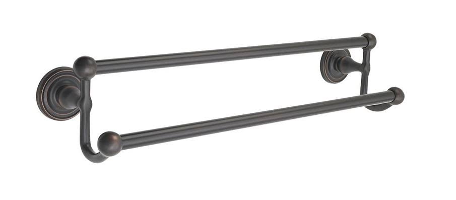 Oil Rubbed Bronze Double Towel Bar Z604