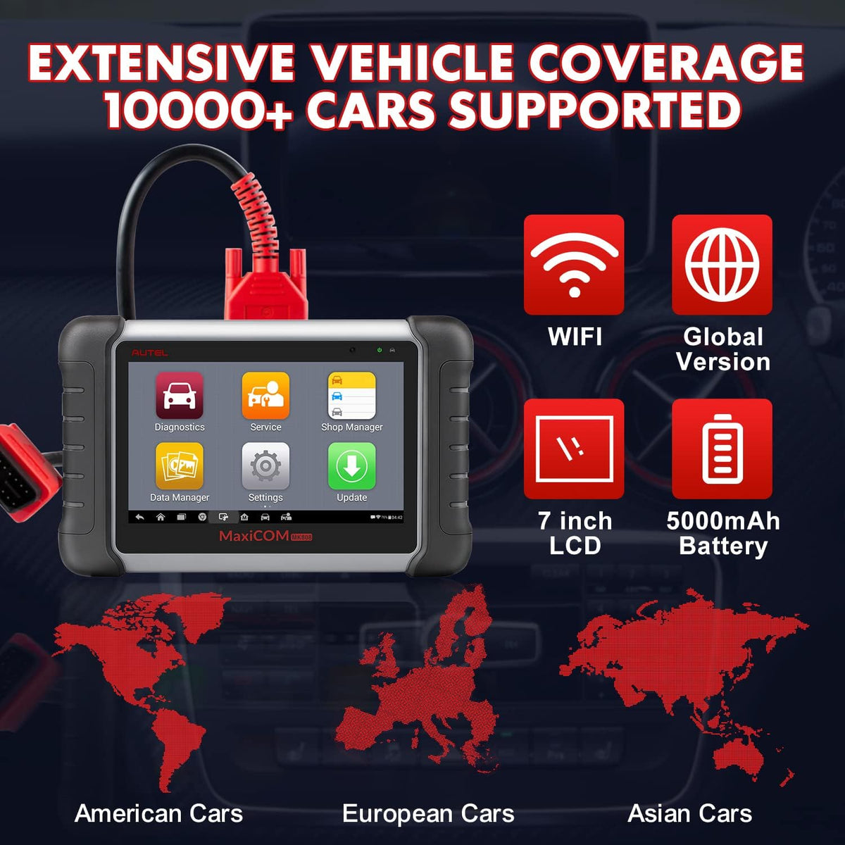 Car Diagnostic Scanner with All System Diagnostic Scan Tool K464398