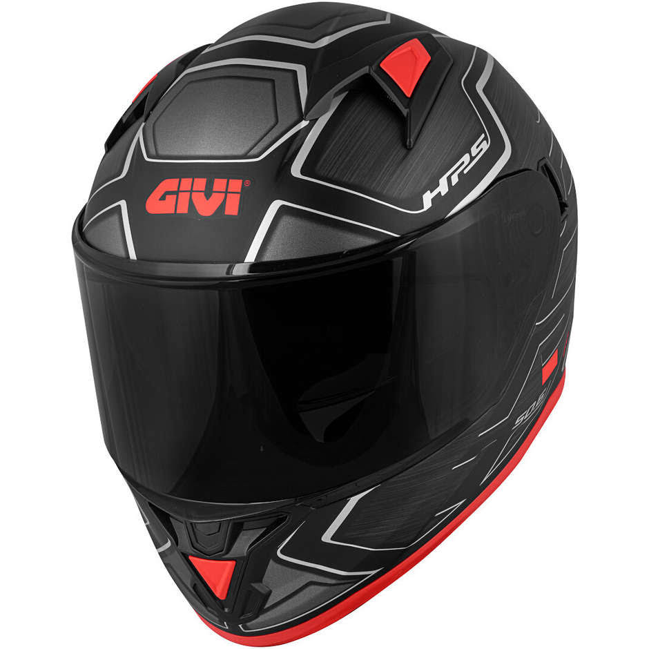 Helmet 50.6 Sport Deep Matt Black / Red - Size Xs A785535