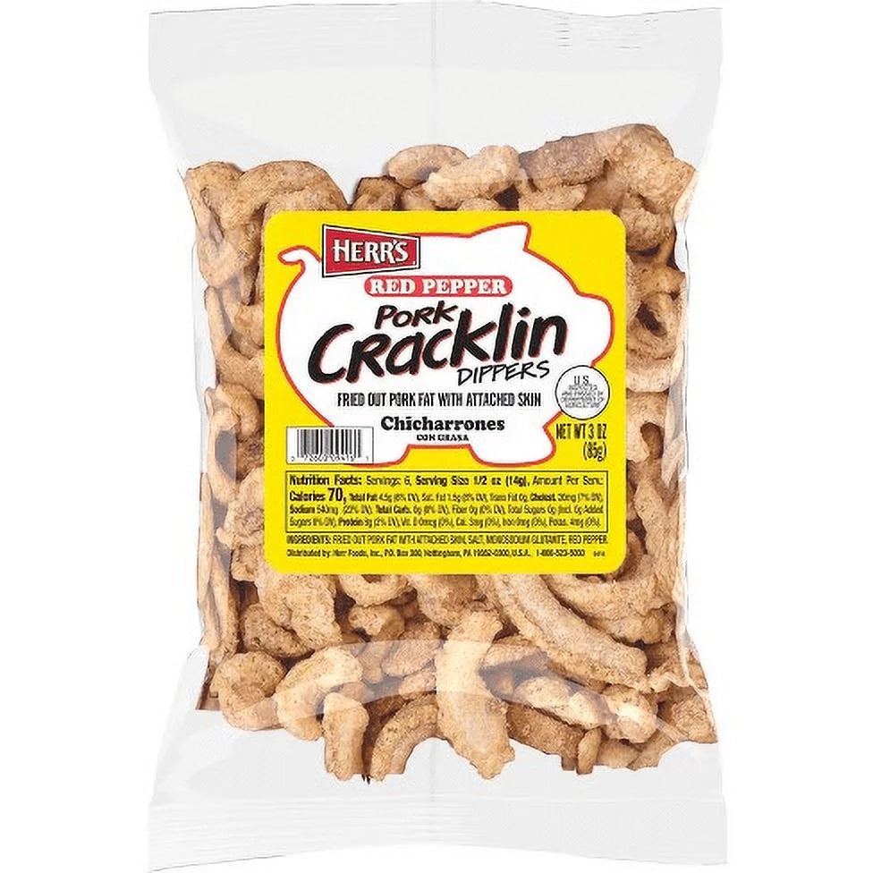 6-Pack 3 oz. Seasoned Pork Cracklins T363759