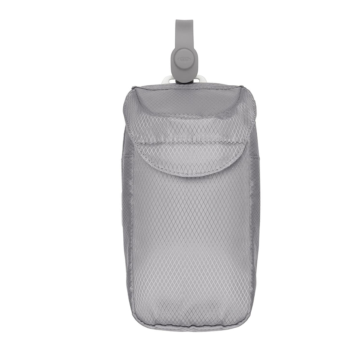 Gray Wipes Dispenser with Diaper Pouch W21619