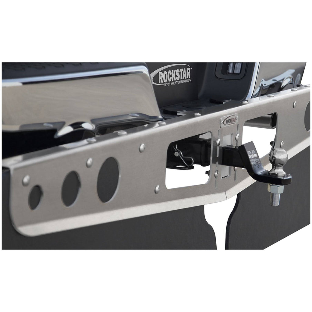 Rockstar Smooth Mill Hitch Mounted Mud Flaps V3109