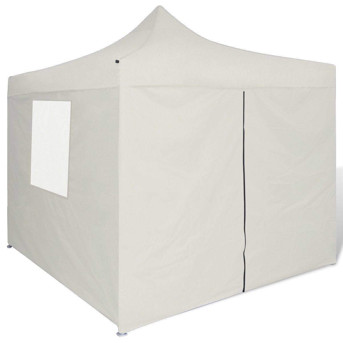 Cream Foldable Tent with 4 Walls K58334