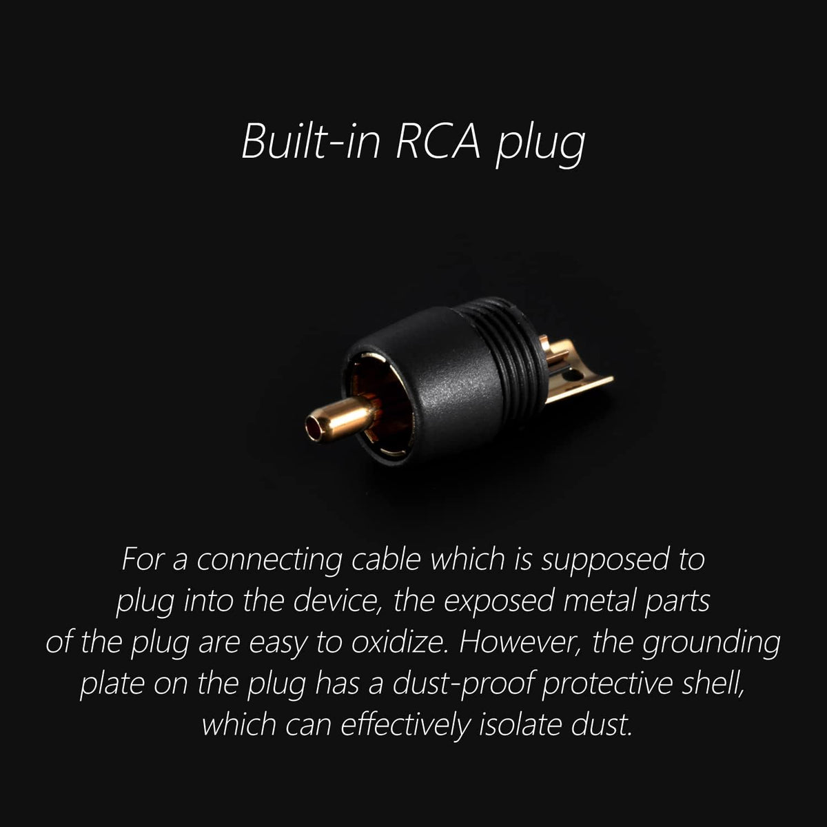 RCA Signal Cable with PCOCC Conductor (20CM) P530