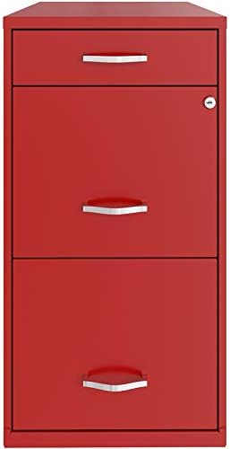 3 Drawer Metal File Cabinet Black I9087