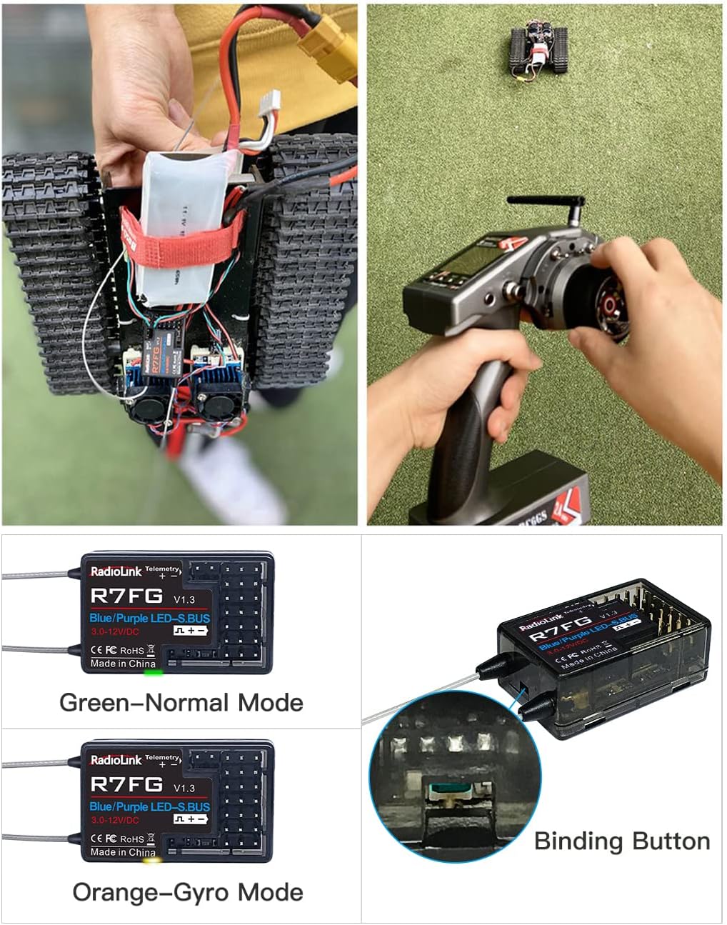 7 Channel 2.4GHz RC Car Receiver Pack of 2 A84318