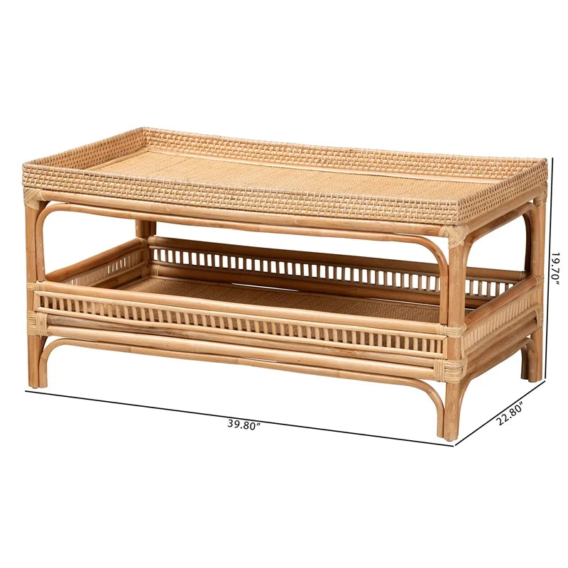 Natural Rattan Coffee Table I36386