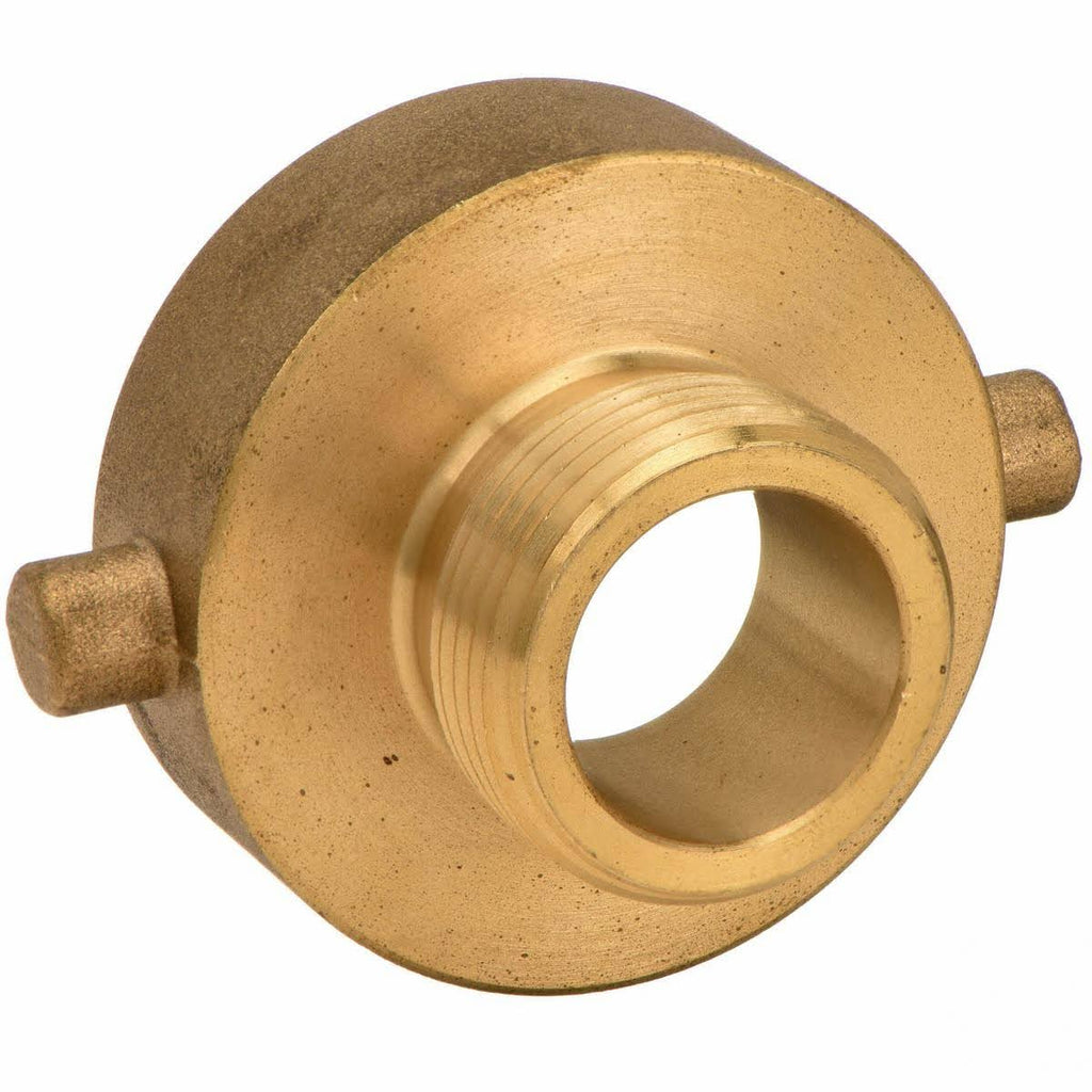 Fire Hose Adapter, Pin Lug, Brass x Brass, 2-1/2 in x 4 in N803486