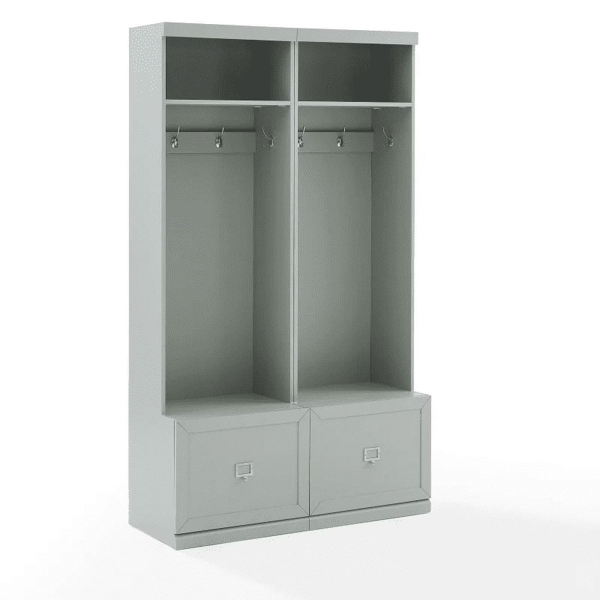 Gray Wood Hall Tree Set of 2 R7566