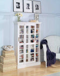 White Sliding Door Media Cabinet Z40384