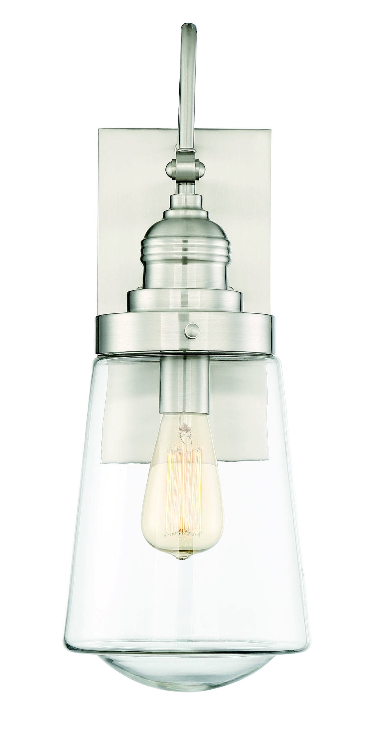 1 Light Outdoor Wall Lantern Satin K69984