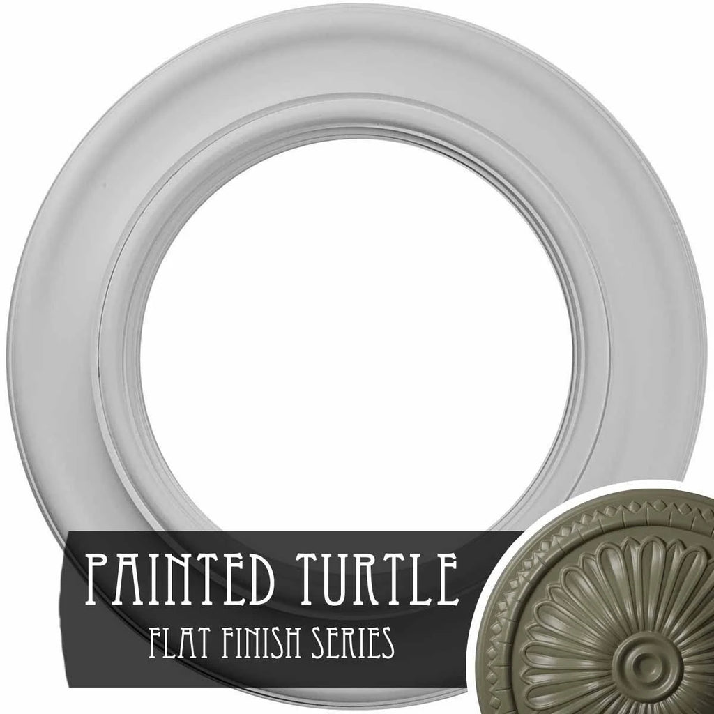 20 7/8 inchod x 12 7/8 inchid x 1 inchp Ceiling Medallion V943898