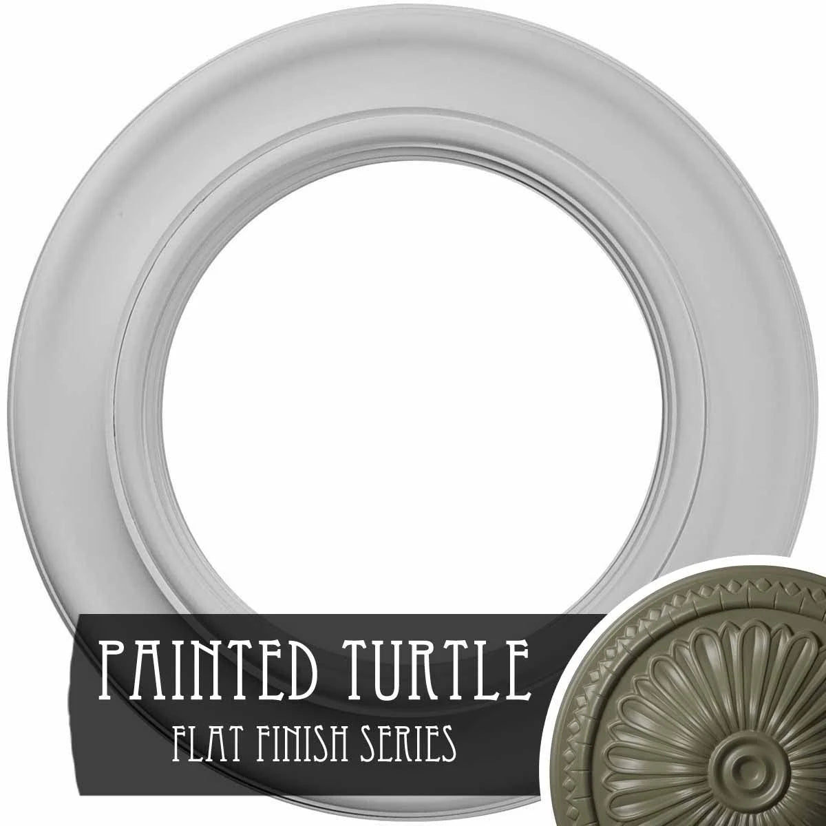 20 7/8 inchod x 12 7/8 inchid x 1 inchp Ceiling Medallion V943898