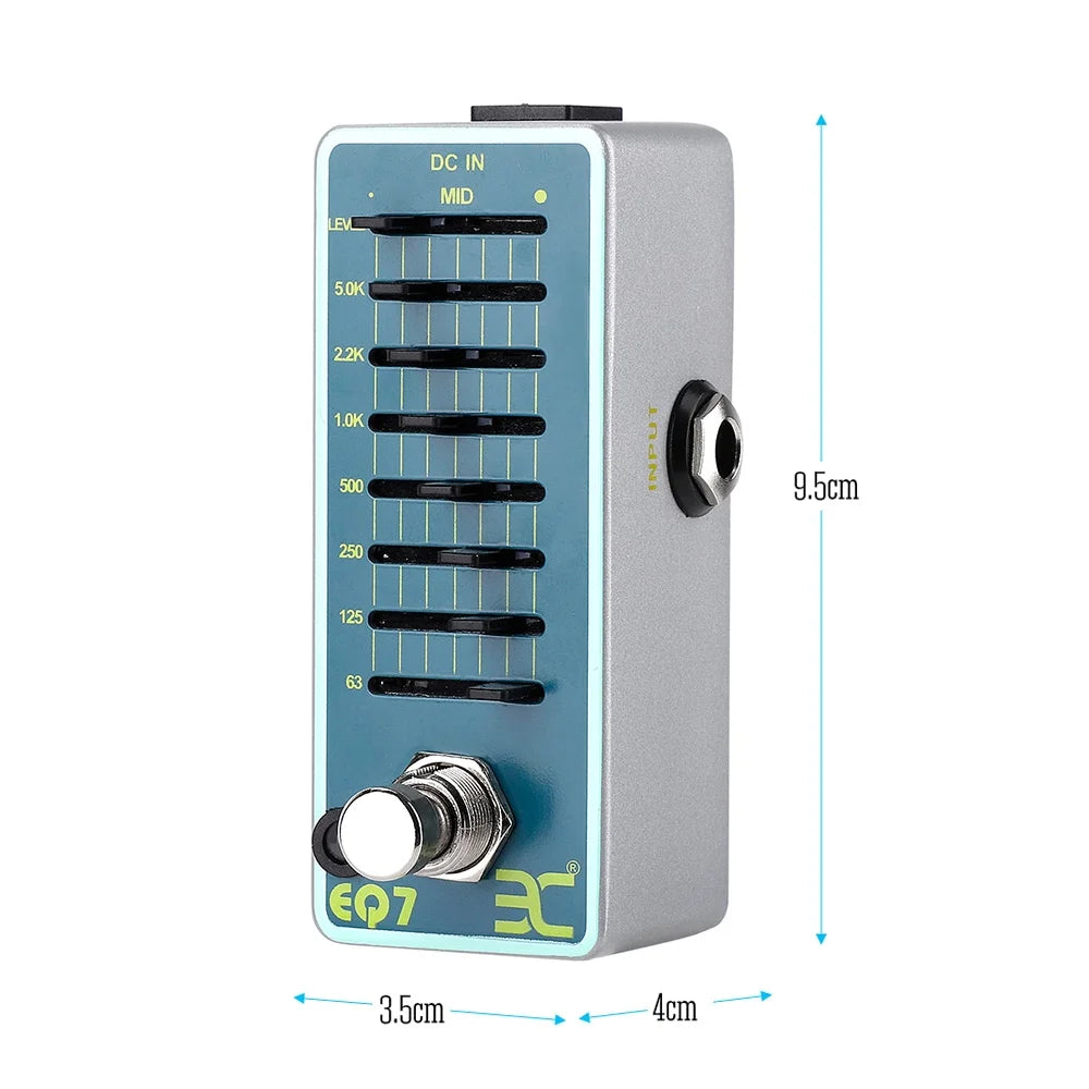 7-Band EQ Guitar Equalizer Effect Pedal P391