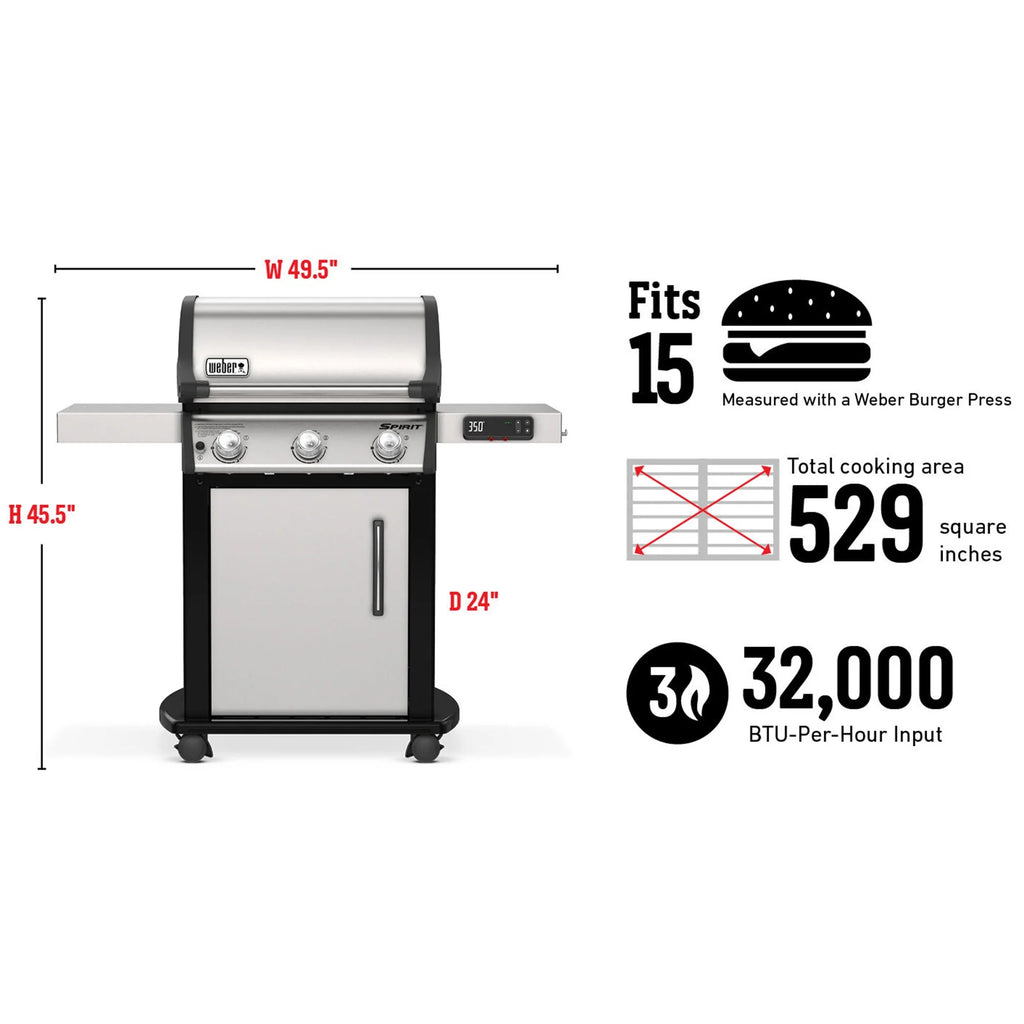 3 Burner Natural Gas Smart Grill W3025