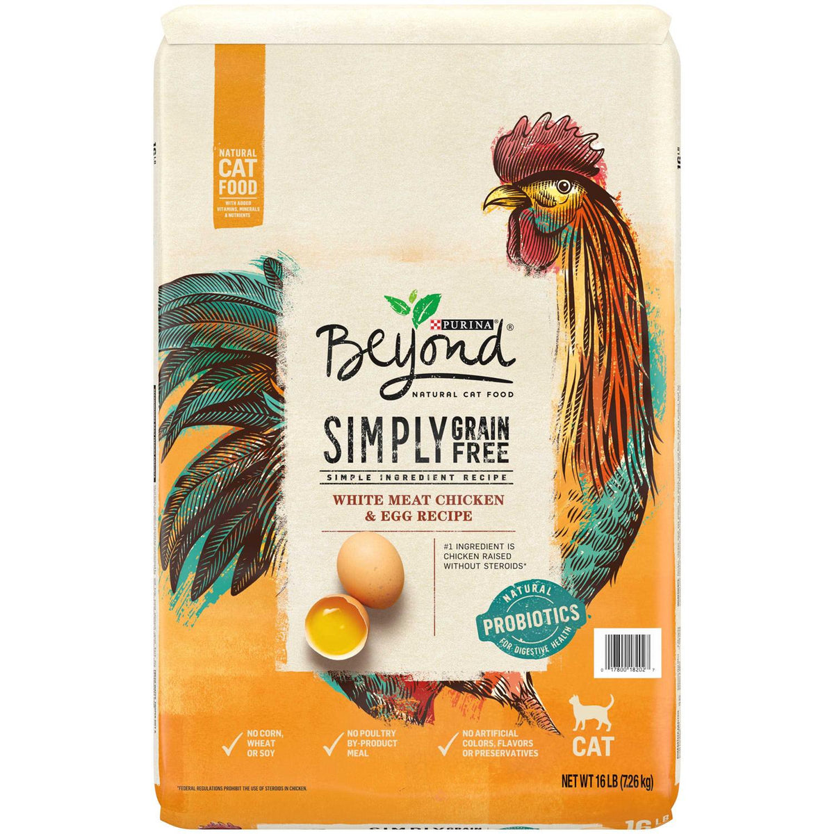 Grain Free White Meat Chicken & Egg Recipe Natural Dry Cat Food E6490