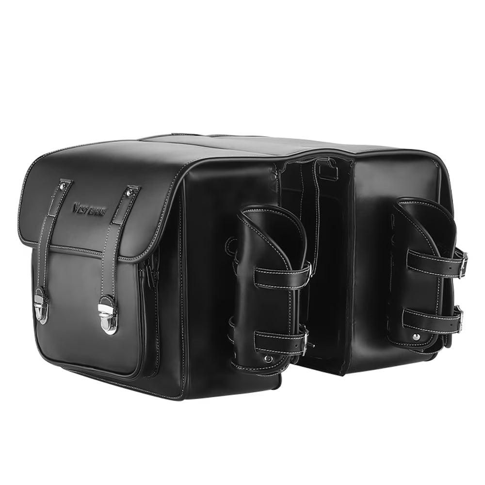 Retro Leather Rearseat Bag Bike Rear Bag C97681