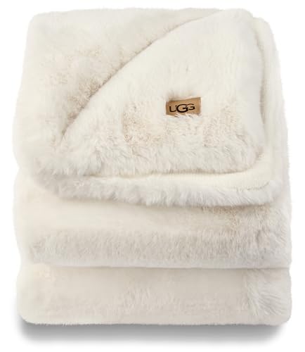 Charcoal Dark Grey 50-inch x 70-inch Faux Fur Throw Blanket V57725