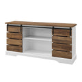 Rustic Farmhouse TV Stand Cabinet N47331