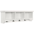 Distressed White Storage Shelf M77218