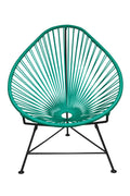 Black Frame Turquoise Acapulco Chair B35694