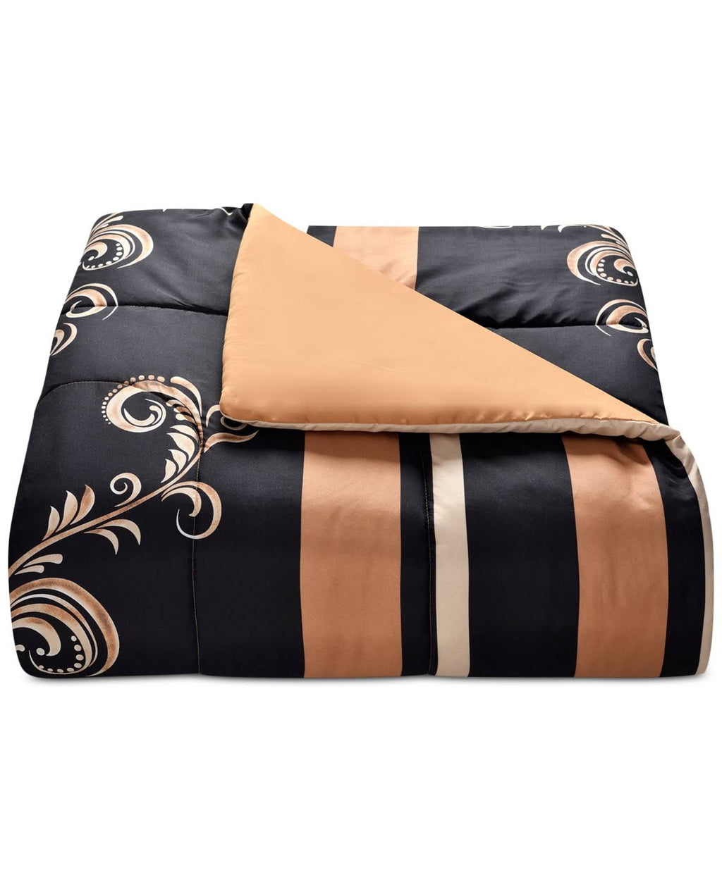 Gold Reversible 8-Piece Full Bedding Set Z96171
