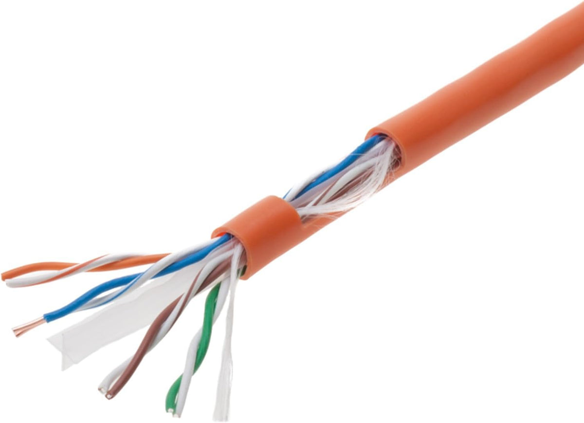 1000ft CAT6 Solid Ethernet LAN UTP 23AWG Network Wire Black J999