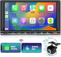 7 Inch Double Din Car Stereo with HD Touch Screen Bluetooth 5.2 S470