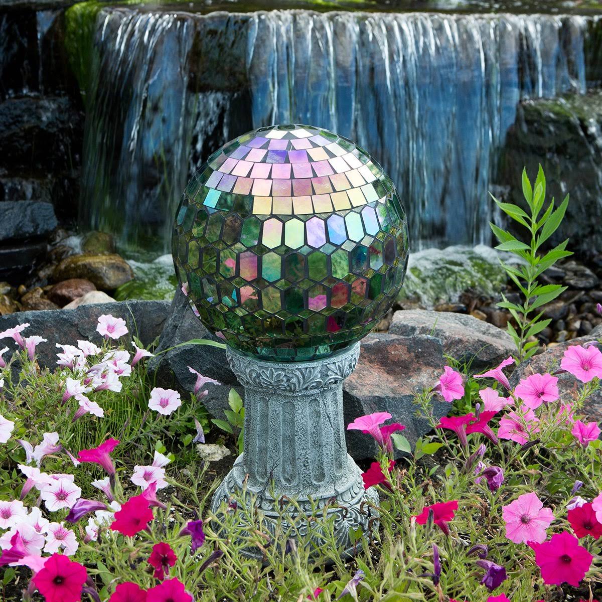 Rainbow Prismatic Mosaic Gazing Globe V990930