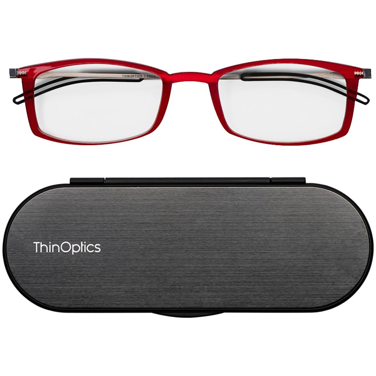 Red Reading Glasses with Case M668874