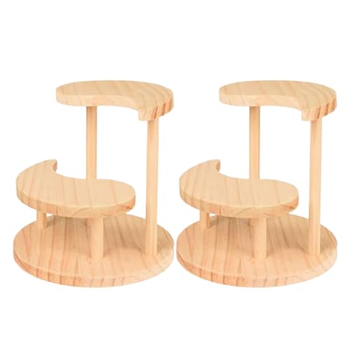 2-tier Wooden Plant Stand C488478