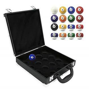 Billiard Pool Balls Carrying Travel Case Box H2731