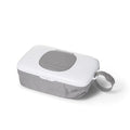 Gray Wipes Dispenser with Diaper Pouch W21619