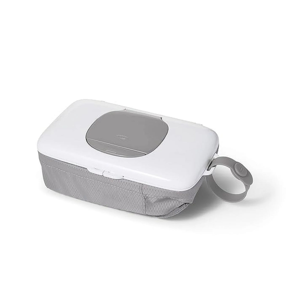 Gray Wipes Dispenser with Diaper Pouch W21619