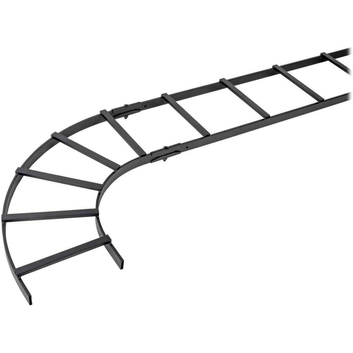 Black 12 in. Width Cable Ladder Runway E-Bend O759519