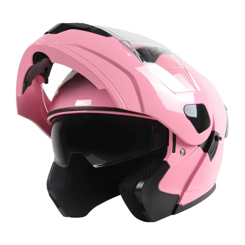 Dual Visor Flip up Modular Full Face Helmet X276
