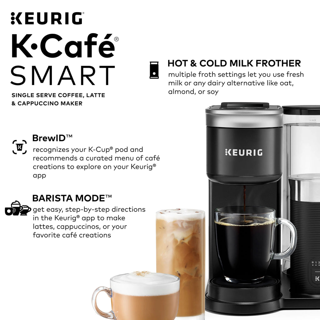 Black Single Serve Coffee and Latte Maker R627
