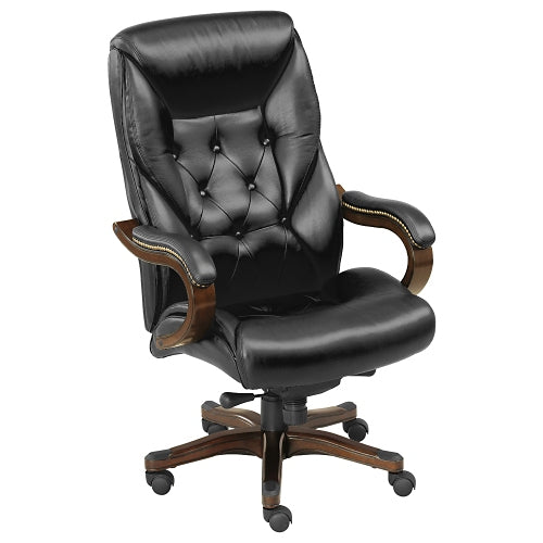 Black Faux Leather Executive Chair D725383
