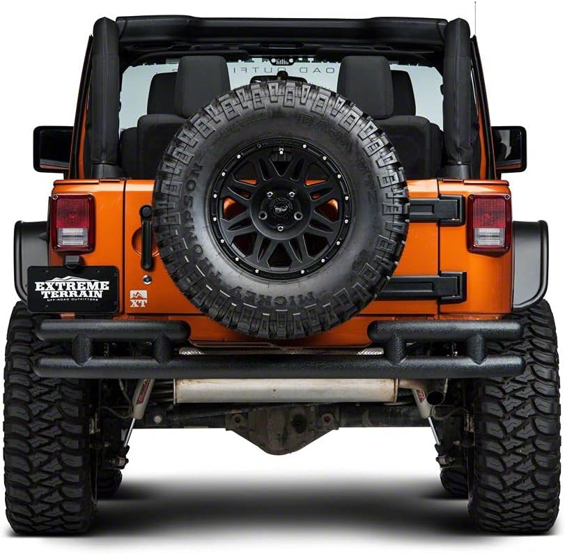Textured Black Rear Tubular Bumper V521