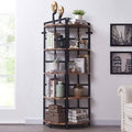 Industrial Corner Bookcase and Shelf Z217
